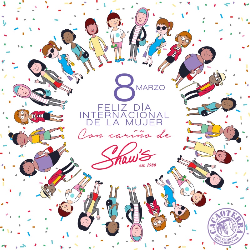 ¡Feliz día internacional de la Mujer!
