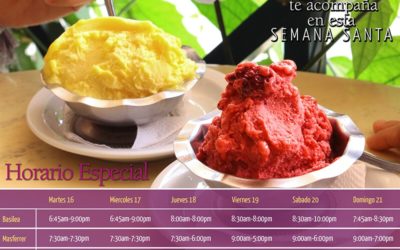 Horarios especiales