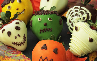 Scary yumm strawberries!