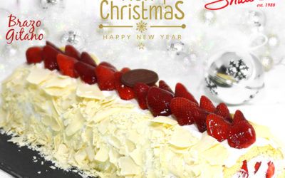 Brazo Gitano de Fresas con Chocolate Blanco