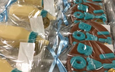 Babyshower chocolates