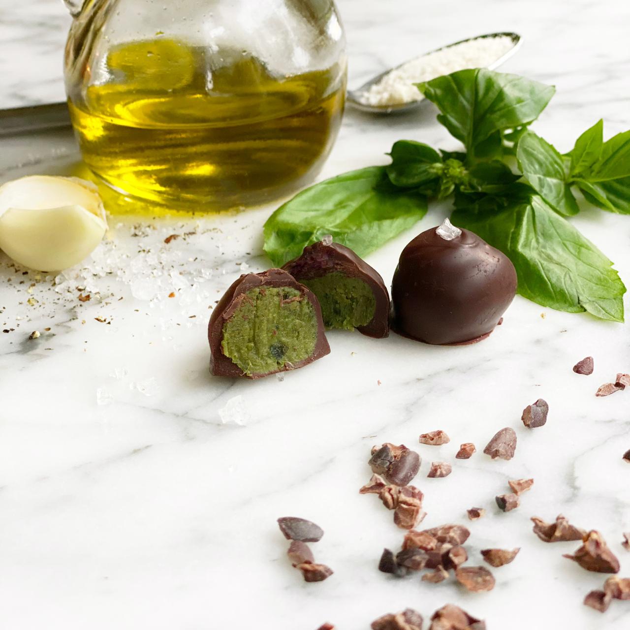 Truffle de Pesto Pagina  de Shaw´s