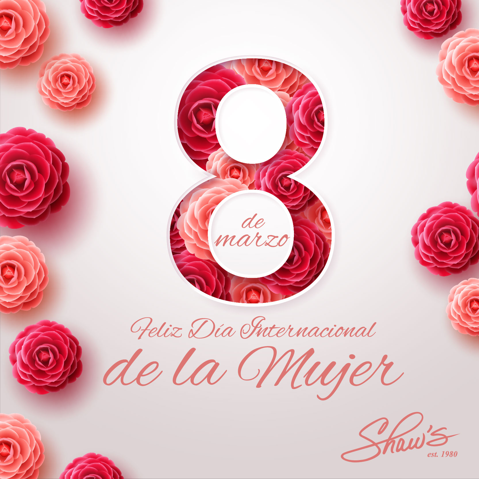 ¡Feliz día internacional de la Mujer! - Pagina Web de Shaw´s Lun, 08/03 ...