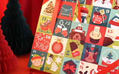 Calendario de Adviento y figuras de chocolate