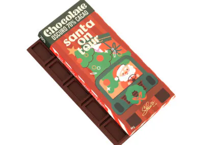 Xmas Shaws 2025 - Choc Oscuro 70 cacao 44g Santa on Tour