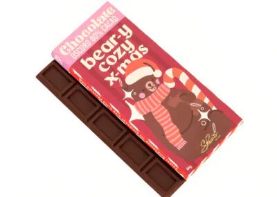 Xmas Shaws 2025 - Choc Oscuro 80 cacao 44g Beary Cozy Xmas