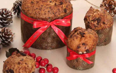 Panettone y galletas navideñas